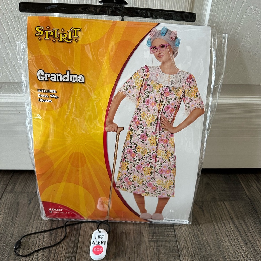 Adult Grandma Costume Kit